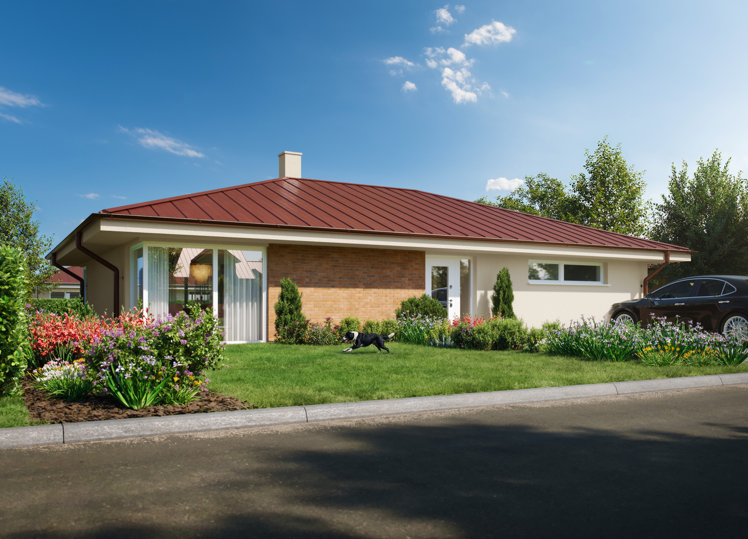 Bungalov Ekonomik, 4-izbový rodinný dom s ideálnym pozemkom 606 m2