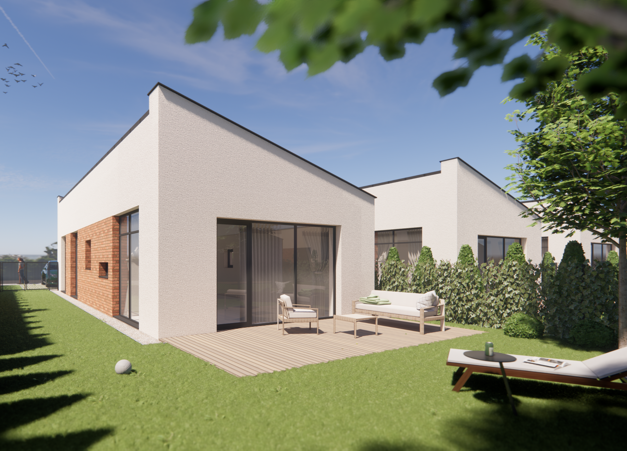 3-izbový bungalov Kompakt Family na 640m2 pozemku, Slnovrat residence