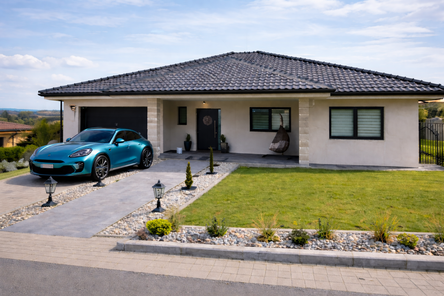 MODERNÝ 5 IZBOVÝ BUNGALOV S TERASOU A POZEMKOM, BITAROVÁ