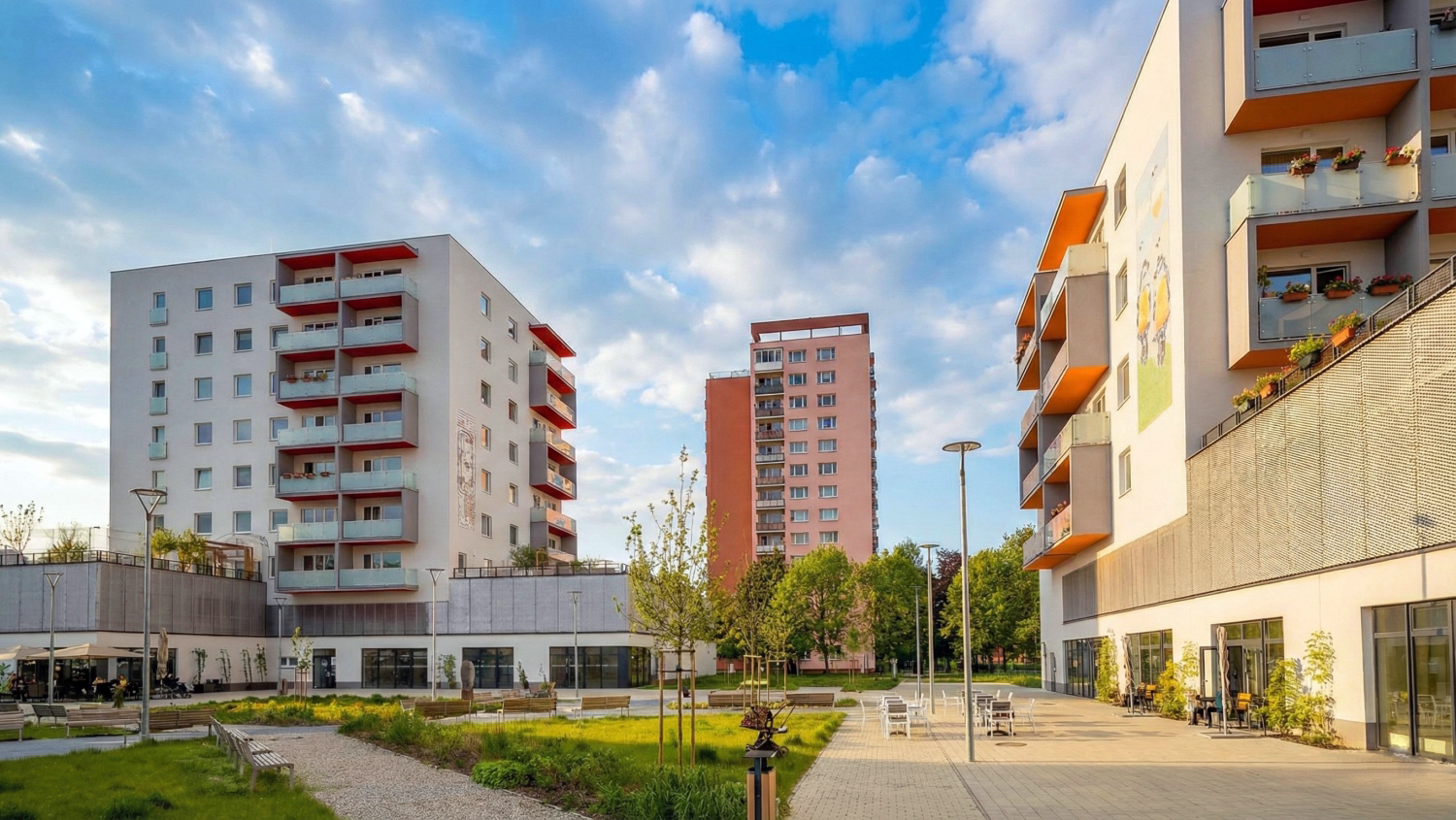 Byt a dom v jednom: 4-izbový byt s terasou 89 m², balkón, parking, Žilina - Rudiny, Cena: 1.800€ s energ/mes